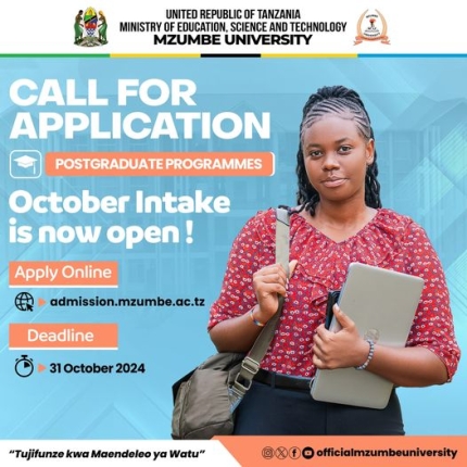 CALL FOR APPLICATIONS FOR ADMISSION INTO POSTGRADUATE PROGRAMMES FOR THE 2024/2025 ACADEMIC YEAR